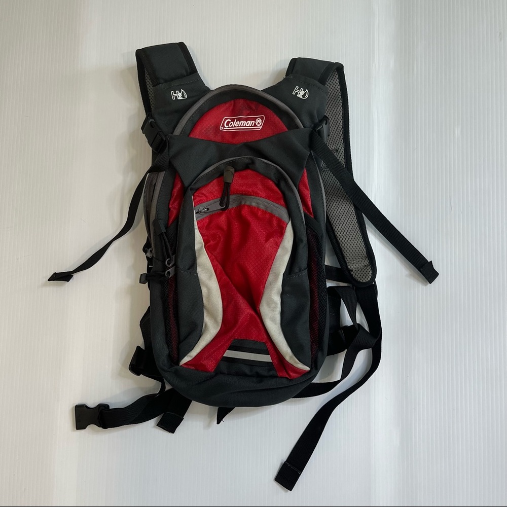 Coleman Hydration Red Black Hiking Backpack